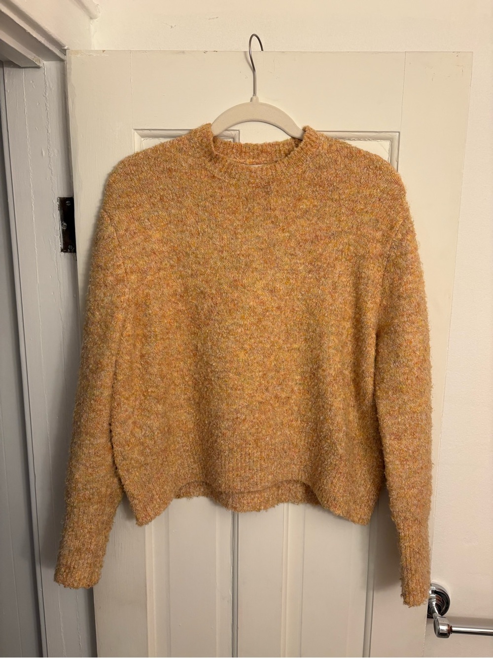 R.G. Kane Speckled Marigold Crewneck Sweater